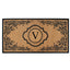 Adelise  X-Large Flocked Monogrammed Doormat 36"X72"