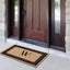 DeHond Classic Border Flocked Monogrammed Doormat 24"X39"