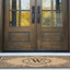 Adelise  X-Large Flocked Monogrammed Doormat 36"X72"