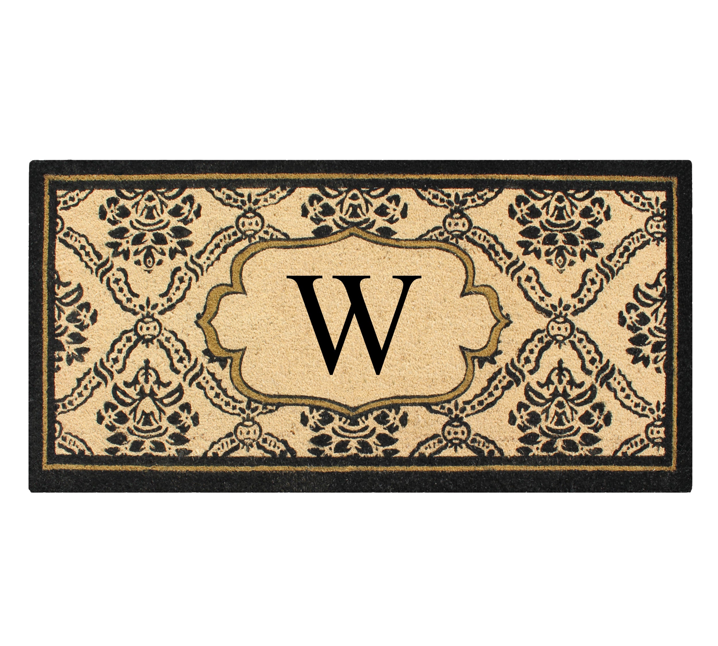 Uriel Large Monogram Doormat 30"X60"