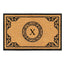 Artisans Geneva Monogrammed  Doormat 24"X36"