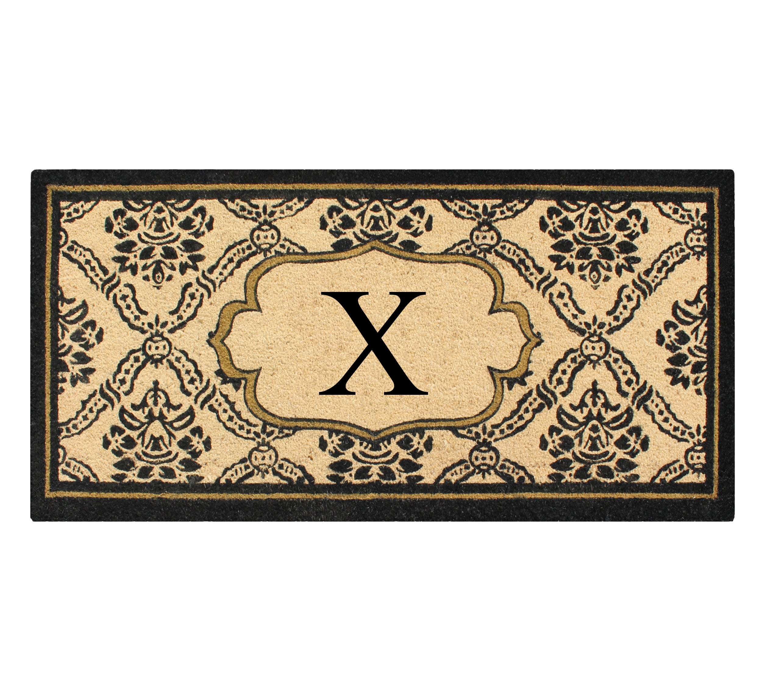 Uriel Large Monogram Doormat 30"X60"