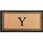 DeHond Classic Border Monogrammed Doormat 24"X39"