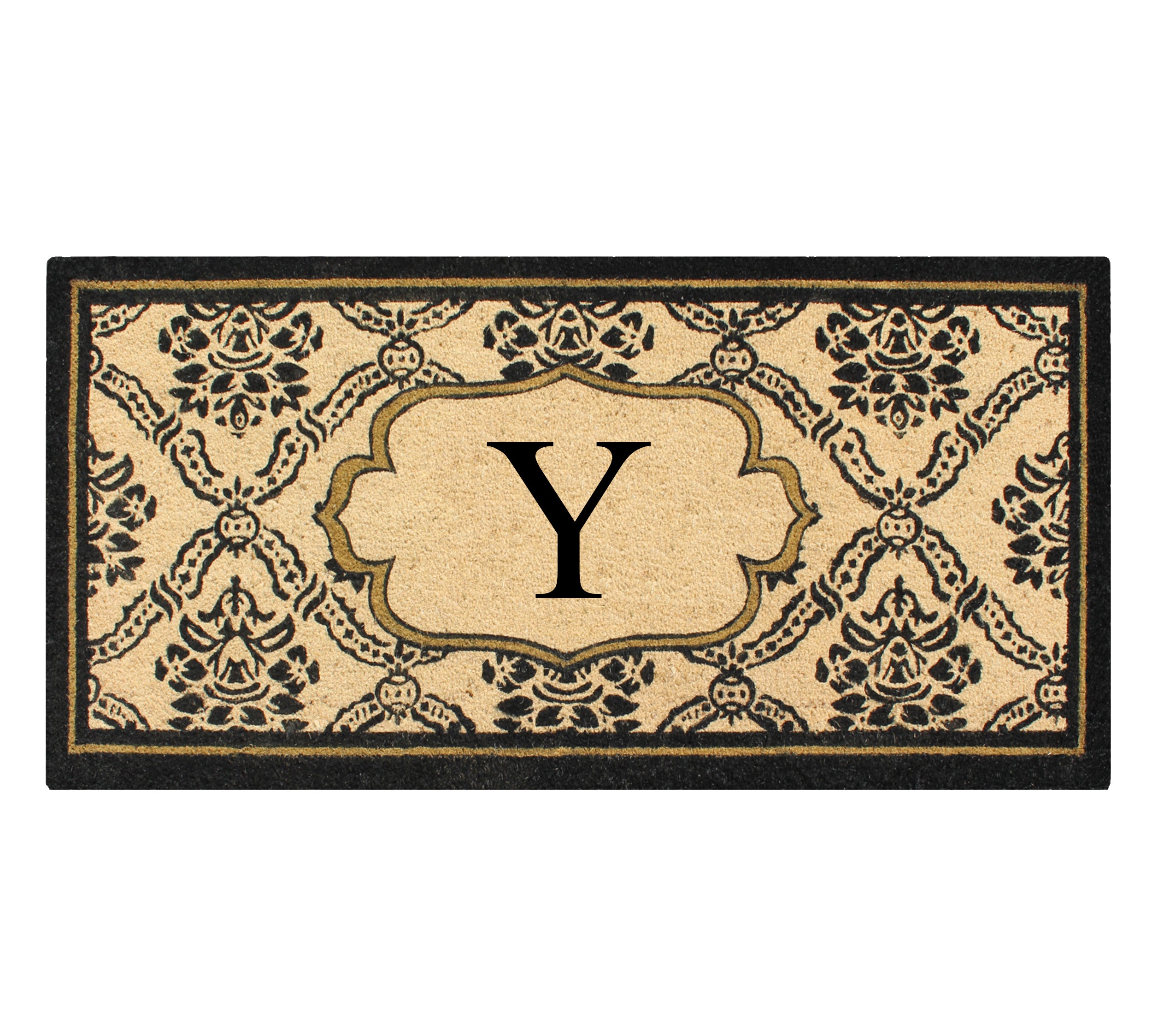Uriel Large Monogram Doormat 30"X60"