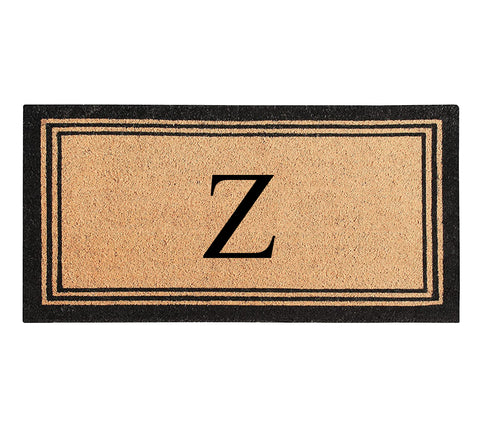 DeHond Classic Border Monogrammed Doormat 24"X39"