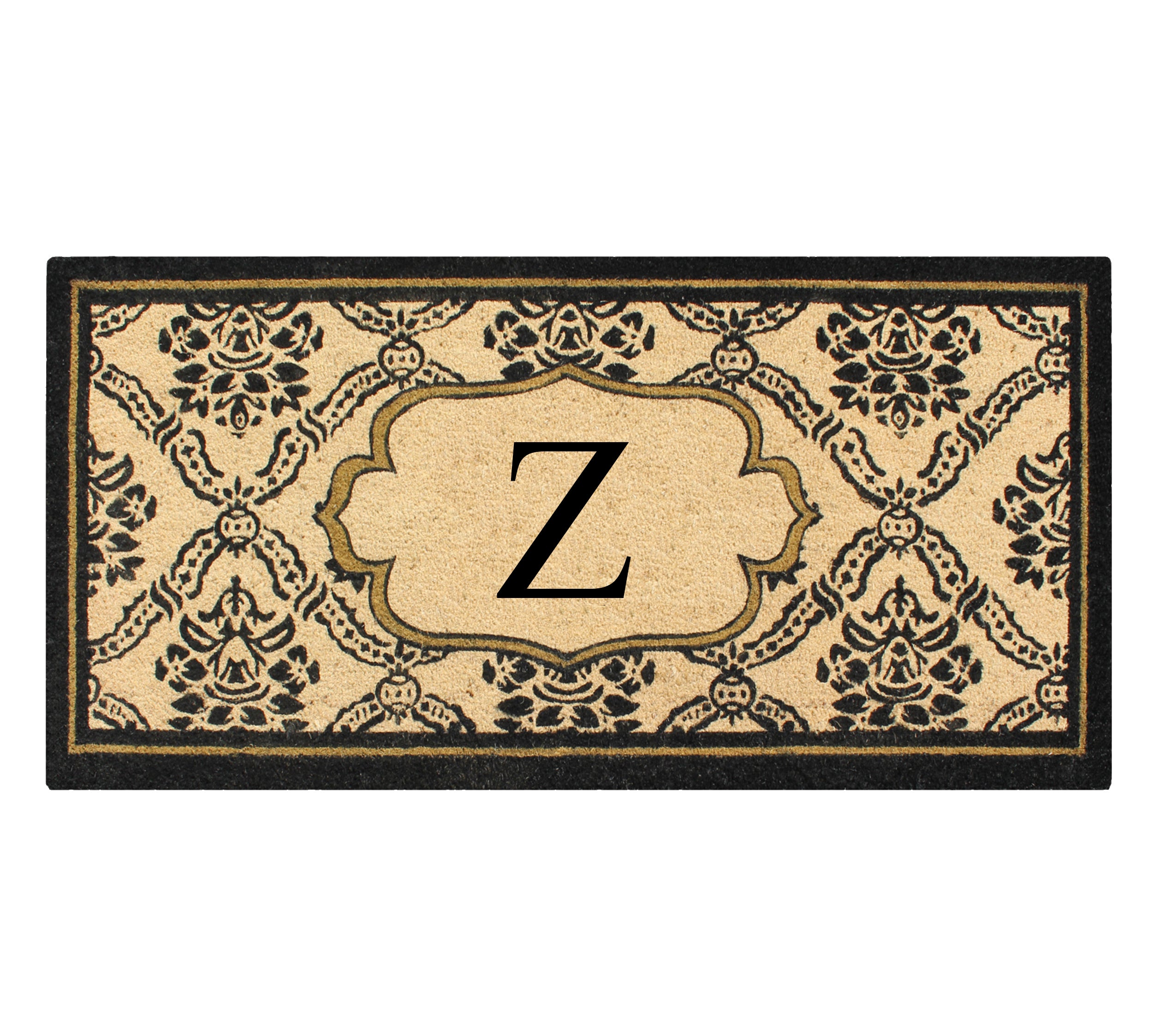 Uriel Large Monogram Doormat 30"X60"