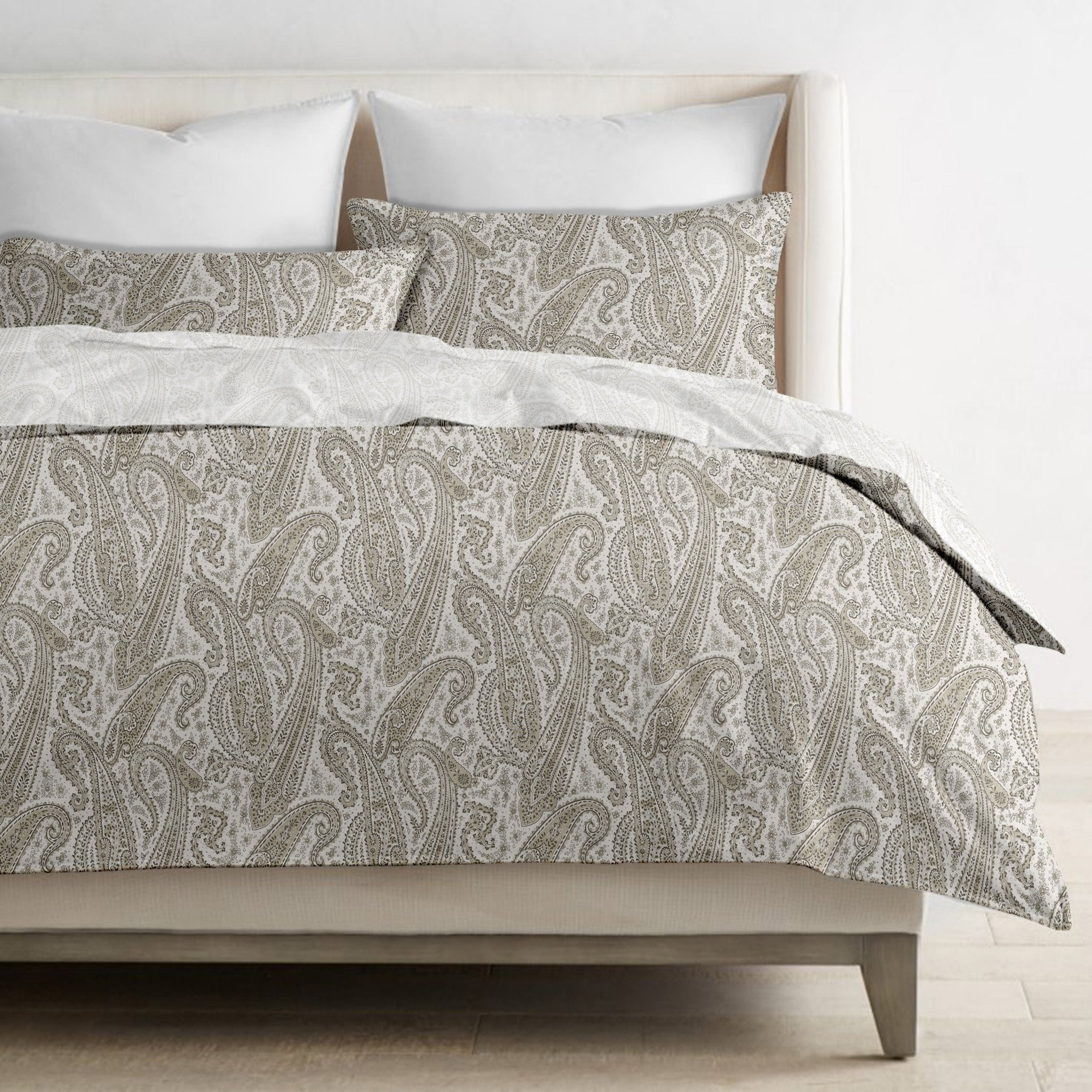 Angela Organic Cotton Reversible Duvet Set - DelaraHome