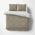Cotton Reversible Duvet Set - Bedding - Queen - DelaraHome - Delara