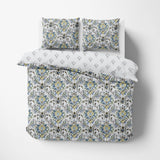Cotton Reversible Duvet Set - Bedding - Queen - DelaraHome - Delara