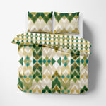 Cotton Reversible Duvet Set - Bedding - Queen - DelaraHome - Delara