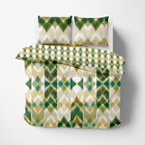 Cotton Reversible Duvet Set - Bedding - Queen - DelaraHome - Delara