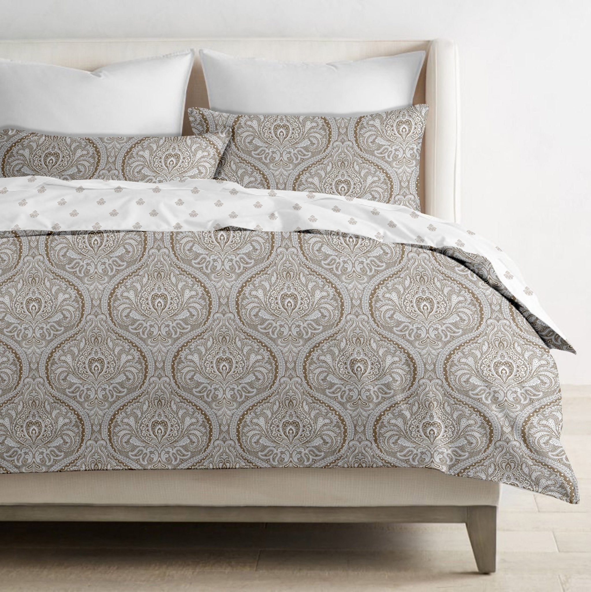 Cotton Reversible Duvet Set - Bedding DelaraHome - Delara