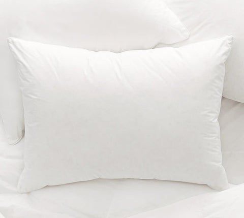 Down and Feather Organic Pillow Insert Pair - DelaraHome