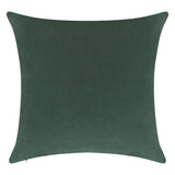 Everywhere Velvet Throw Pillow (Bottle Green) - DelaraHome