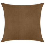 Everywhere Velvet Throw Pillow (Light Brown) - DelaraHome