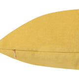 Everywhere Velvet Throw Pillow (Mustard Yellow) - DelaraHome