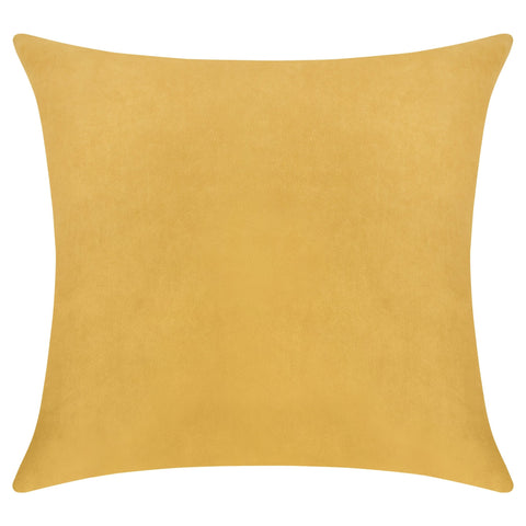 Everywhere Velvet Throw Pillow (Royal Yellow) - DelaraHome