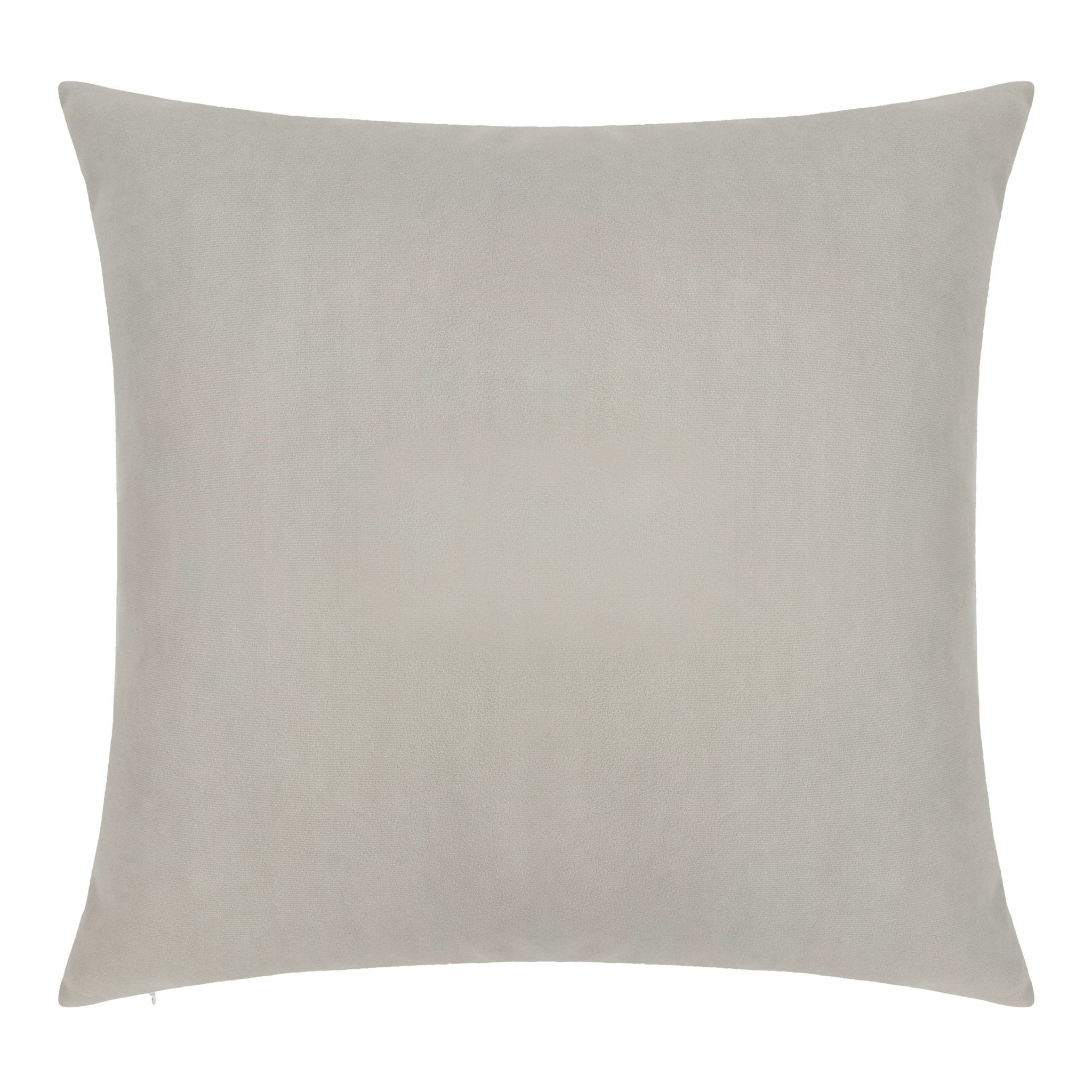 Everywhere Velvet Throw Pillow (Silver Grey) - DelaraHome