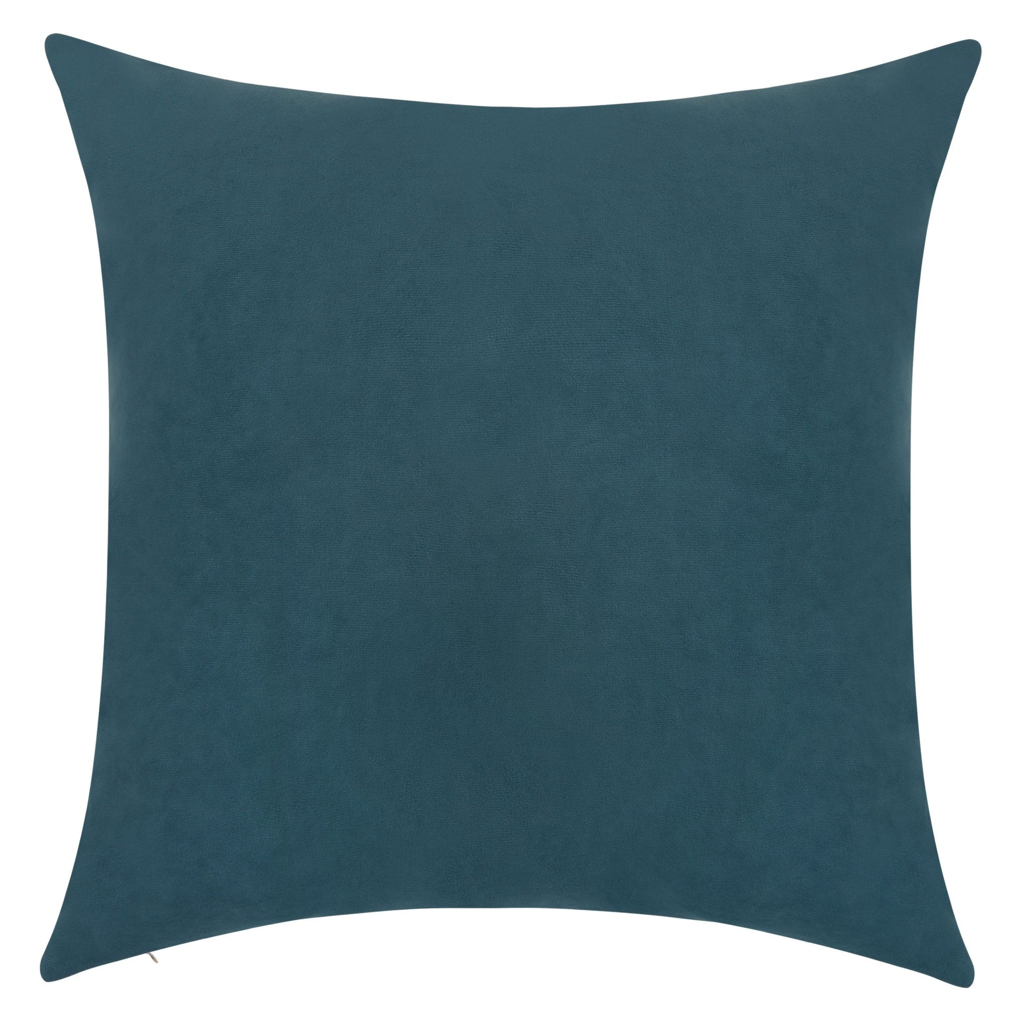 Everywhere Velvet Throw Pillow (Teal Blue) - DelaraHome