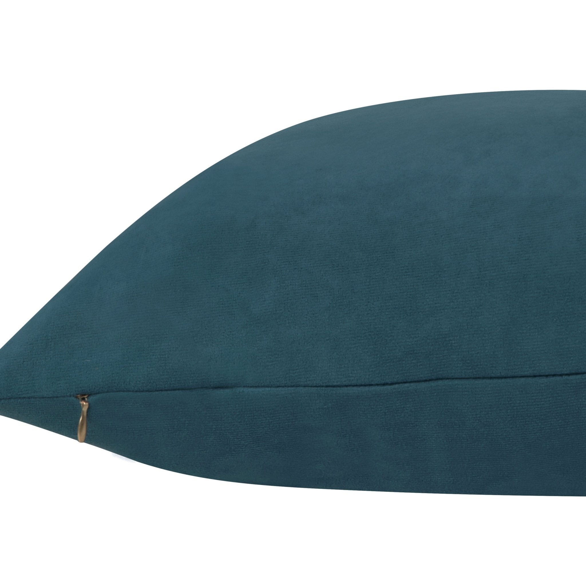 Everywhere Velvet Throw Pillow (Teal Blue) - DelaraHome