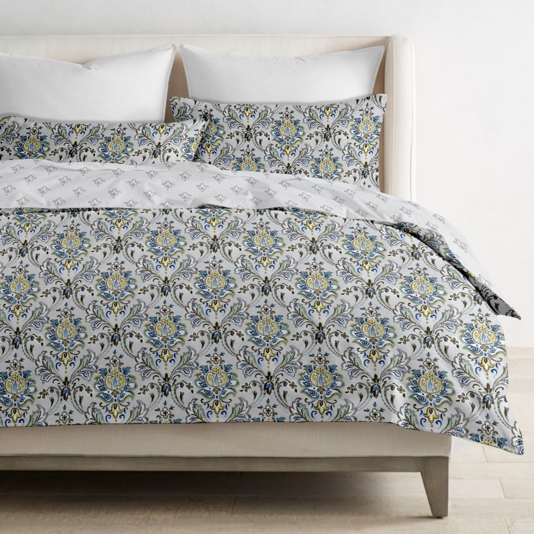 Florella Organic Cotton Reversible Duvet Set - DelaraHome