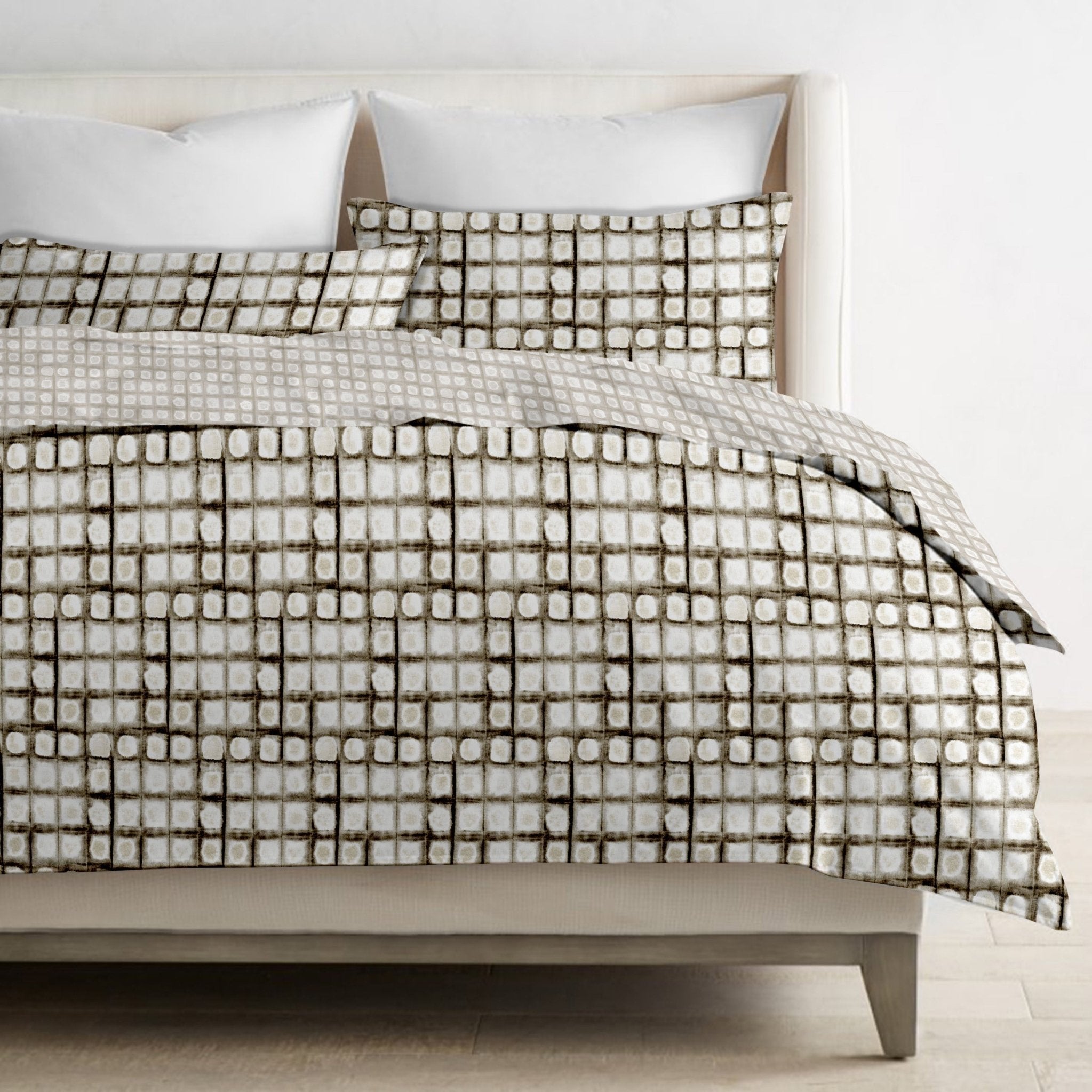 Kinley Organic Cotton Reversible Duvet Set - DelaraHome