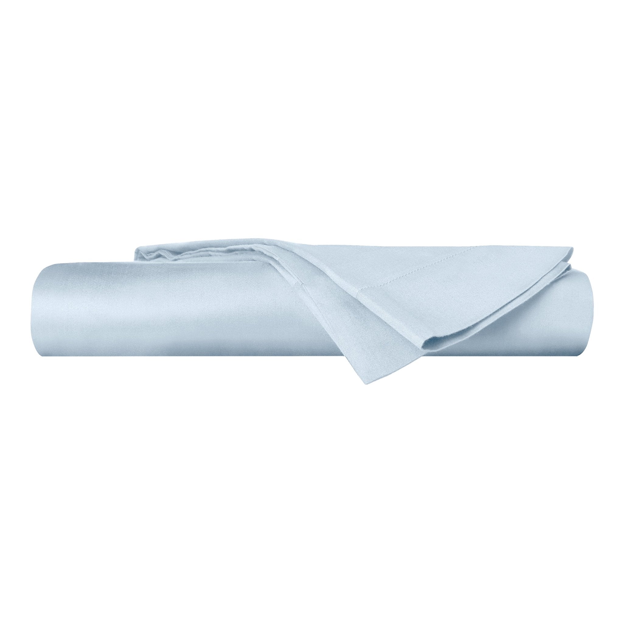 Lux Organic Cotton Fitted Sheet Set (Light Blue) - DelaraHome