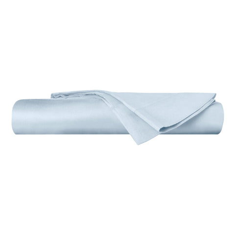 Lux Organic Cotton Fitted Sheet Set (Light Blue) - DelaraHome