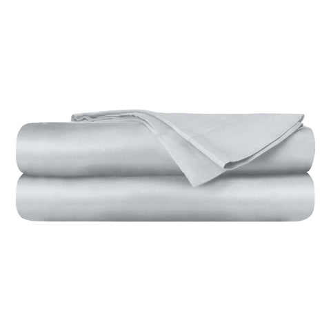 Lux Organic Cotton Sheet Set (Light Grey) - DelaraHome