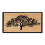 Oak Tree Flocked Large Doormat 30"X60" - DelaraHome