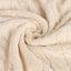 Organic Cotton Cable Knit Throw (Natural) - DelaraHome