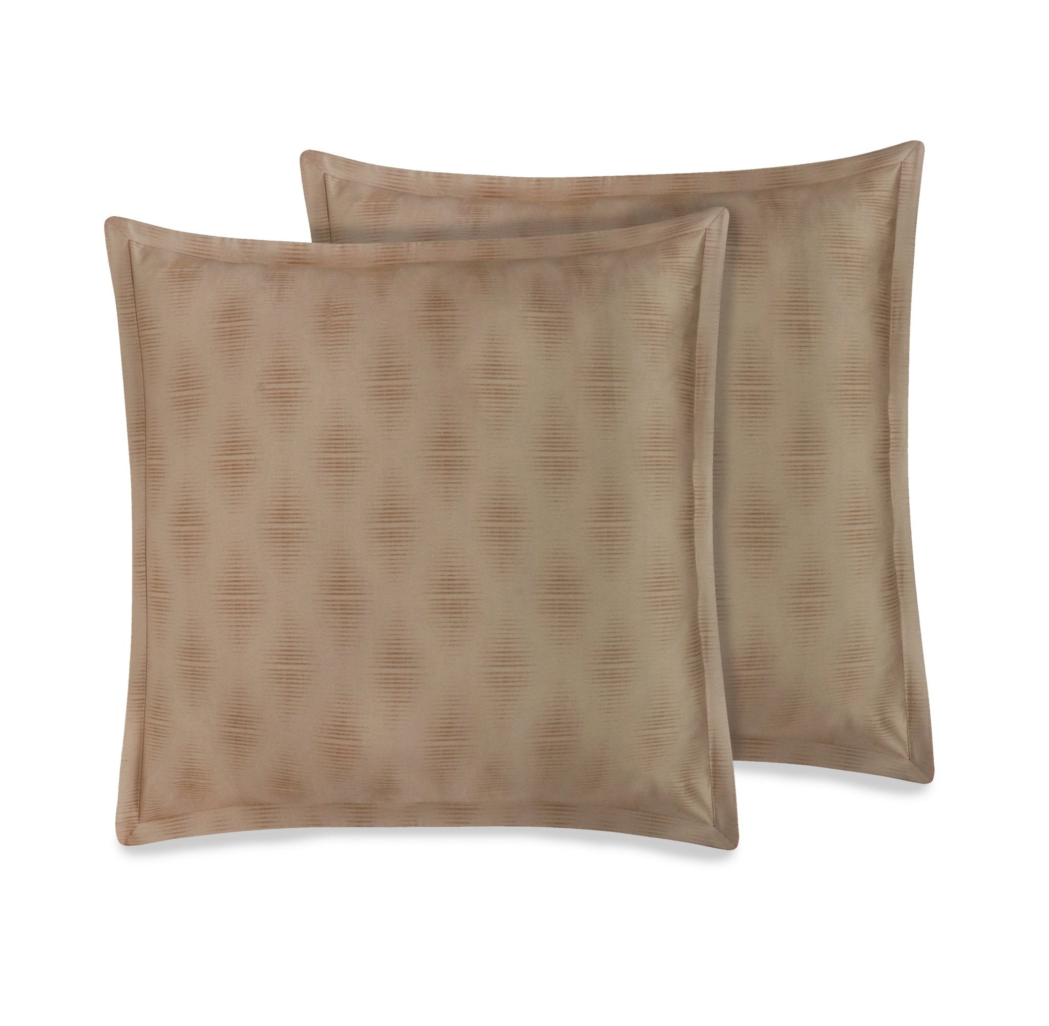 Organic Cotton Euro Sham Pair (Emily Brown) - DelaraHome