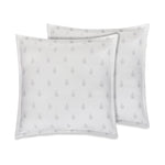 Organic Cotton Euro Sham Pair (Lio Ivory) - DelaraHome
