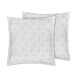 Organic Cotton Euro Sham Pair (Lio Ivory) - DelaraHome