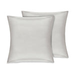 Organic Cotton Euro Sham Pair (Tessa Ivory) - DelaraHome