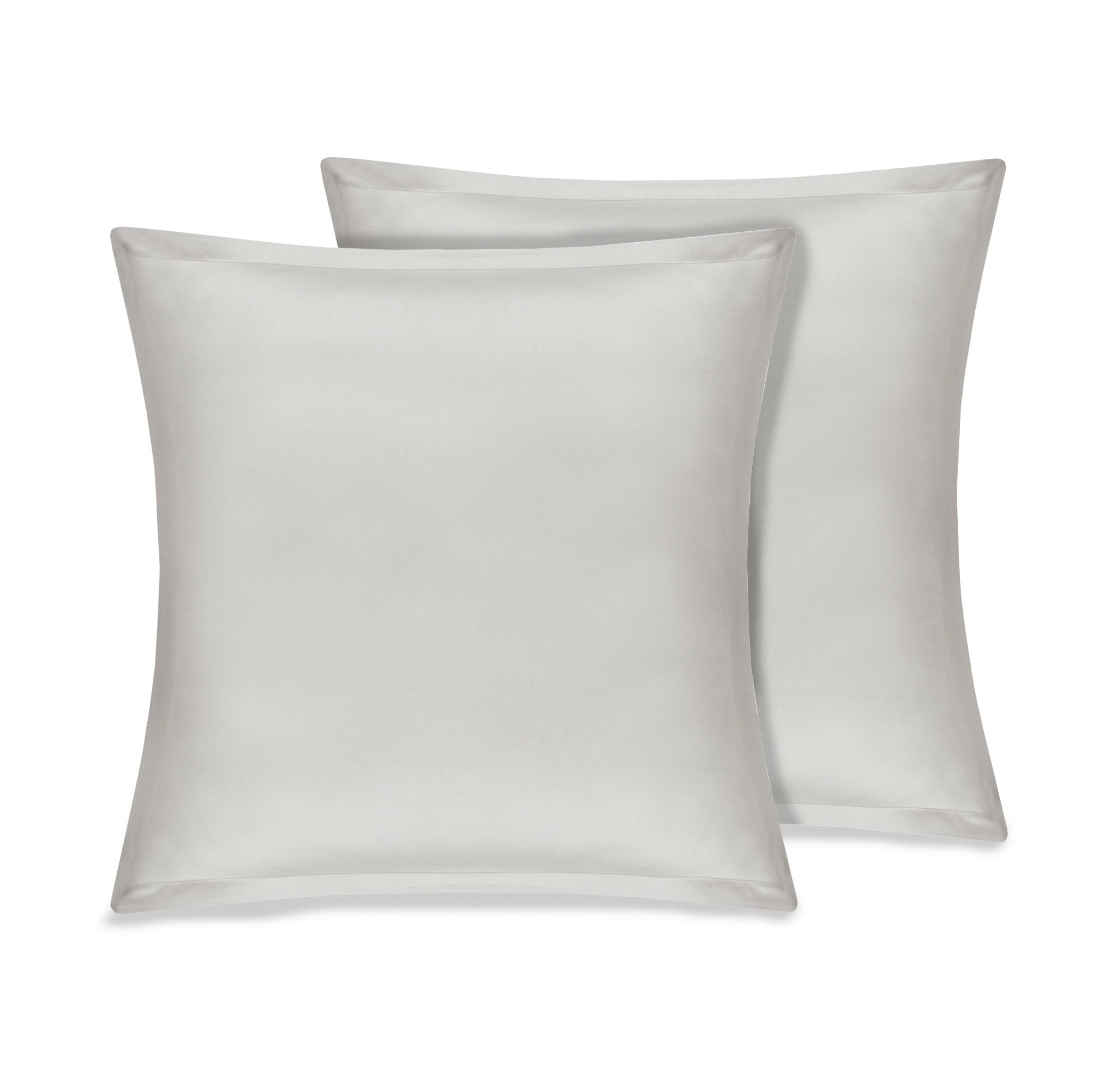 Organic Cotton Euro Sham Pair (Tessa Ivory) - DelaraHome