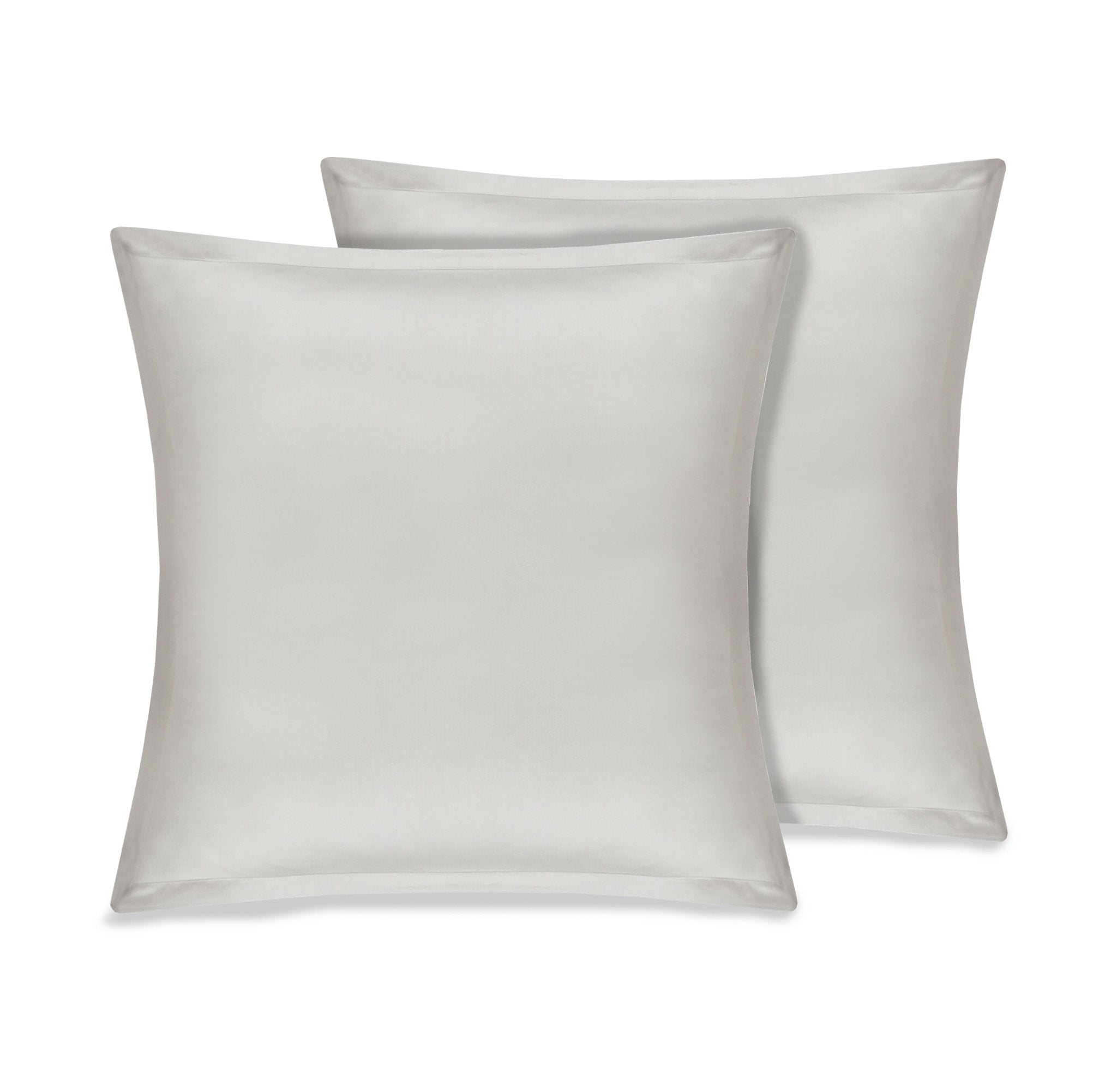 Organic Cotton Euro Sham Pair (Tessa Ivory) - DelaraHome