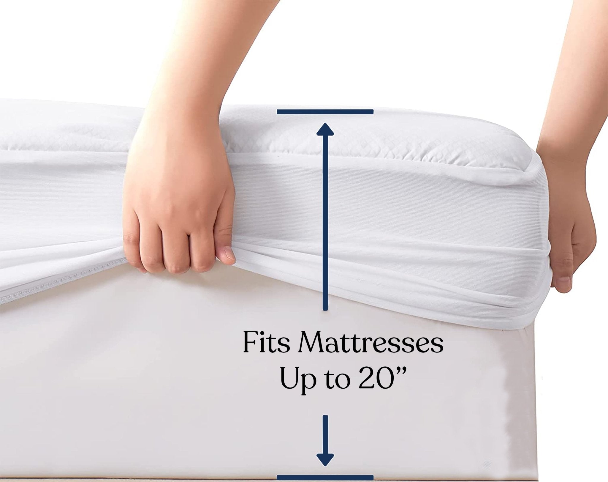 Dreambest Hypoallergenic Cotton Mattress Protector, Full Size - Plow & Hearth